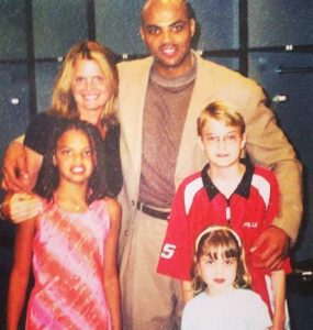 recent picture of charles barkley wife and children