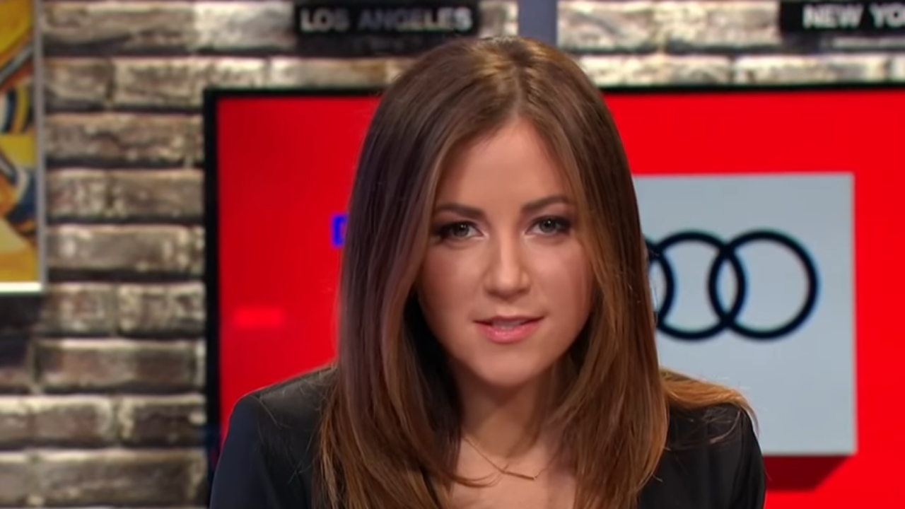 ...journalist and television personality Kay Adams. 